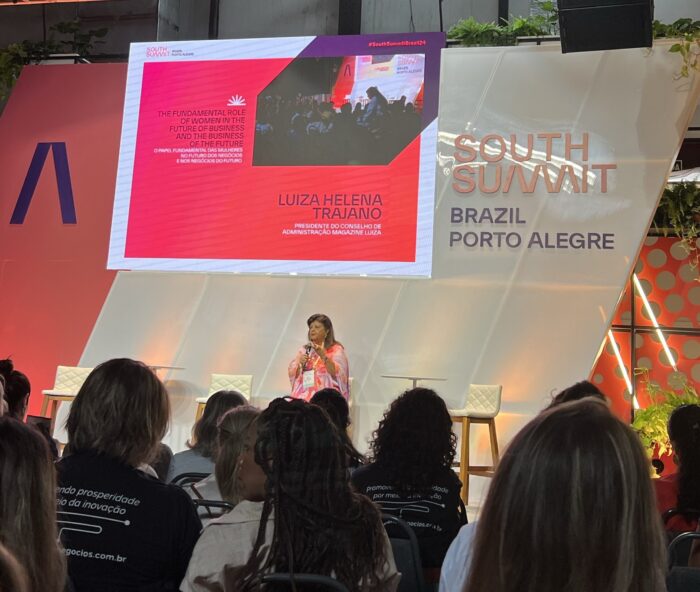 Luiza Helena Trajano na primeira edição do Women @ South Summit Brazil